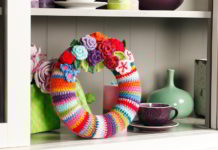 Krans vol kleur en fleur krans