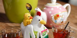 Gezellige theekip theekip