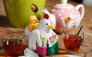 Gezellige theekip theekip