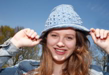 Denim hoedje denim hoedje