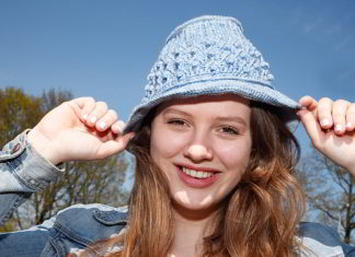 Denim hoedje denim hoedje