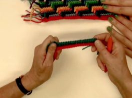 Gehaakt Navajo tasje