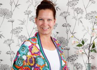 Retro omslagdoek omslagdoek