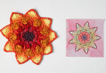 Patroon veelkleurige mandala veelkleurige mandala