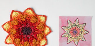 Patroon veelkleurige mandala veelkleurige mandala