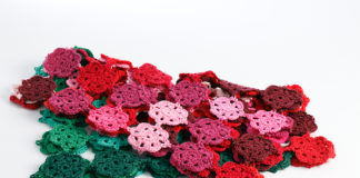 Valentijns rozenkleed Aan de Haak 7