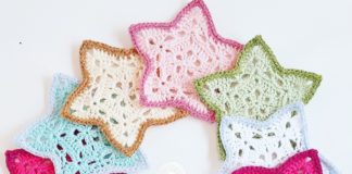 Gratis patroon kerststerren haken! Gratis patroon kerststerren haken