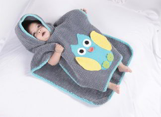 Knuffelzachte cape cape