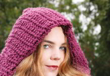 Grof gehaakte scoodie scoodie