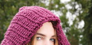 Grof gehaakte scoodie scoodie