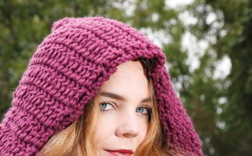 Grof gehaakte scoodie scoodie