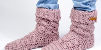 Winterse sloffen haken