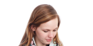 Voorjaarssjaal in zachte tinten