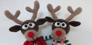 De rendier broertjes, Rudi en Dolfje.