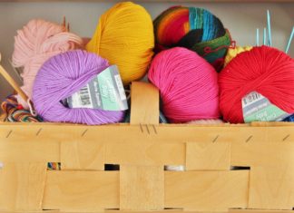 Mooi en handig opbergen van je haakspullen.