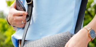 Tas van tunisch smockwerk