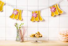 ‘Retro’ slinger met lampenkapjes