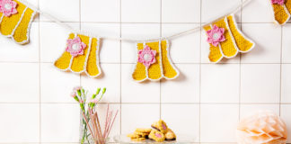 ‘Retro’ slinger met lampenkapjes