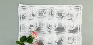 Vier seizoenen placemat op tafel