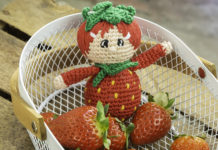 Aardbeien meisje
