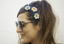 Flower power haarband