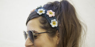 Flower power haarband