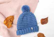Fris blauwe muts
