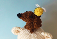 Werkjes in uitvoering Gestapelde amigurumi