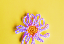 Een gratis bloemetje, haakpatroon Haakpatroon bloemetje, gratis