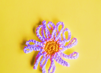 Een gratis bloemetje, haakpatroon Haakpatroon bloemetje, gratis