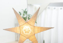 Verlichte kerstster verlichte kerstster