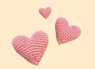 Hartjes voor Valentijnsdag haken Hartjes voor Valentijnsdag haken