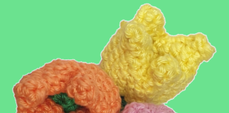 Bloemen haken gehaakte tulpen