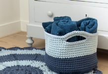 Vloerkleed + opbergmand