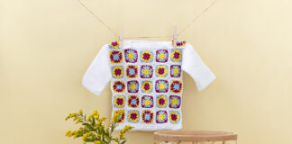 Granny Squares Peutertruitje: patroon