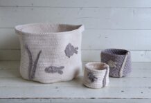 Kleine + grote manden met visjes