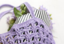 Halve reliëfstokjes haken