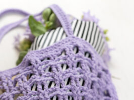 Halve reliëfstokjes haken