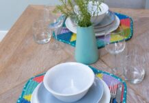 Hexagon placemats Hexagon placemats