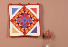 Tutorial noppenwerk Wandhanger Aan de Haak 50