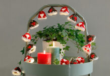 Kerstklokjes slinger kerstklokjes verlichting slinger